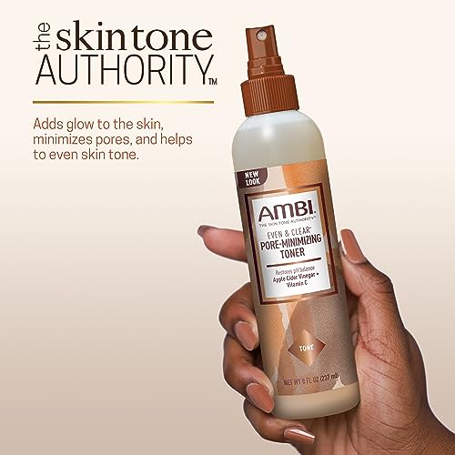 Ambi Even & Clear Toner & African Black Soap Bundle for Clear Skin