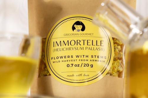 Premium Immortelle Herbal Tea - Wild-Harvested Flowers from Armenia 20g