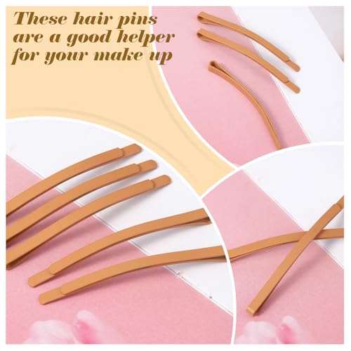 Long Jumbo Bobby Pins for Thick Hair - Secure Hold Curved Hair Clips, 20 Pack