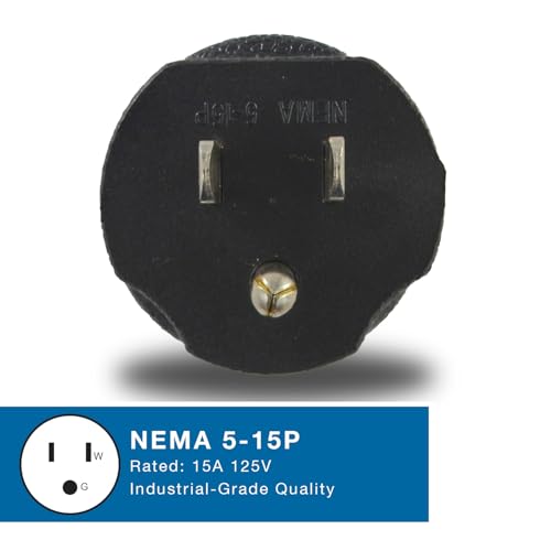 15A to 15/20A Plug Adapter | NEMA 5-15P to 5-15/20R