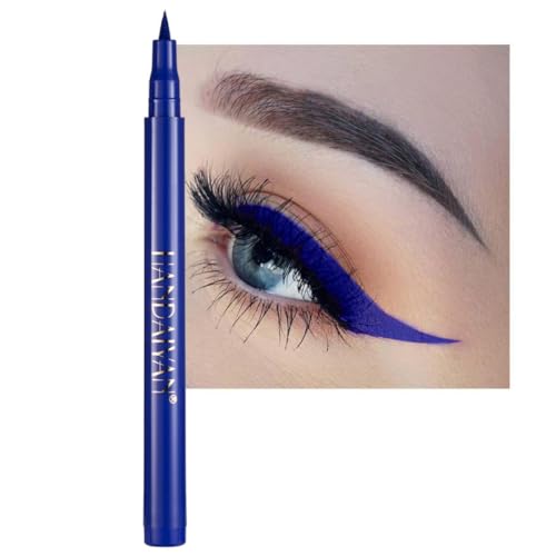 Waterproof Dark Blue Liquid Eyeliner - Smudge-Proof & Long-Lasting