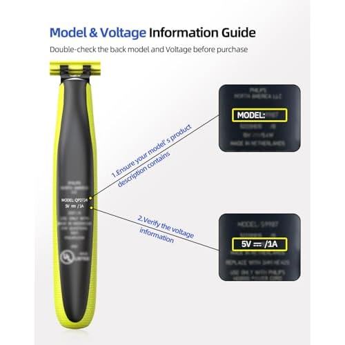 5V Fast Charger Fit for Philips Norelco Wet & Dry Electric Shaver & One Blade 360, Series 2000 2400 2600 3600 3900 5400 5000X 7200 i9000, 3000 5000 7000, Fit for Phillips OneBlade QP2724 Trimmer Razor