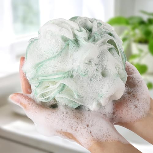Large Bath Loofah Sponge Set 6x 75g Exfoliating Body Scrubbers for Shower