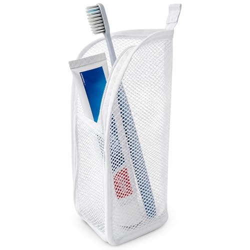 Tvisenva Foldable Clear Toiletry Bag - Lightweight Water-Resistant Organizer