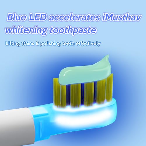 iMusthav Sonic Portable Electric Toothbrush - Crystal White Whitening Set