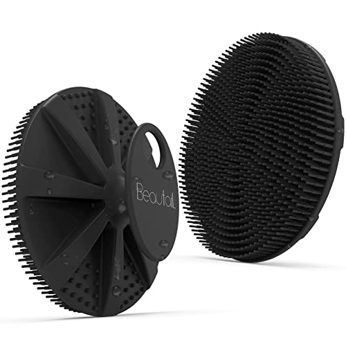 BEAUTAIL Silicone Body Scrubber for Gentle Exfoliation | Hygienic Bath Brush for Sensitive Skin