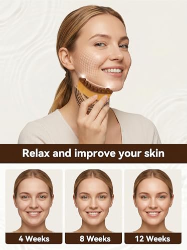 Light Brown Lymphatic Contour Face Brush - Soft Bristle Massager for Sculpting & Reducing Puffiness