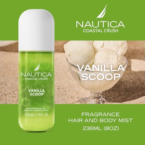 Nautica Coastal Crush Vanilla Scoop Body Mist - 8 fl oz