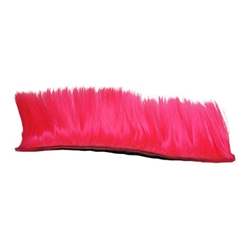 Namecute Pink Mohawk Helmet Wig for Motorcycle and Bicycle Helmets
