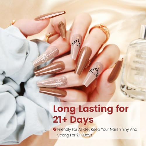 JODSONE 15ML Top Coat Gel Polish - High Gloss, Long Lasting