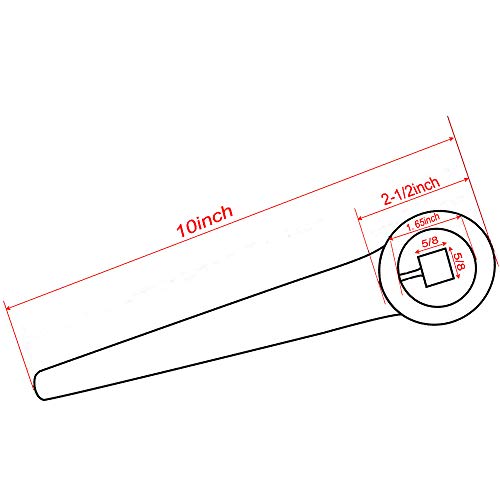Yoogu 10-Inch Recliner Handle Replacement Lever Kit - Dark Peach