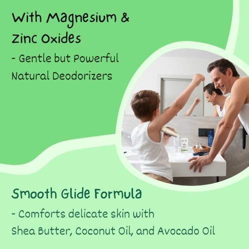 MONA Natural Deodorant for Kids - HONEYDEW 1.76 Oz | Aluminum-Free & Hypoallergenic
