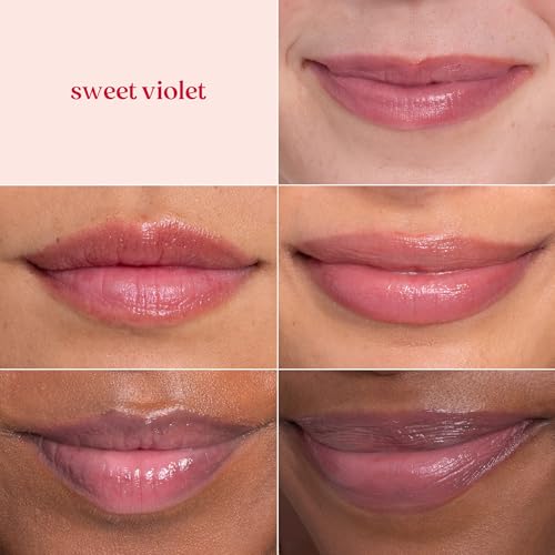 Burt's Bees Tinted Lip Balm Pack of 2 - Sweet Violet Natural Moisturizer, 0.3 oz