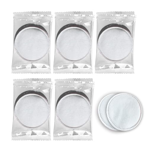 BEAGERUO Individually Wrapped Cotton Pads for Face - 200 Pieces, 2.36 Inch, Makeup Remover & Skincare Pads