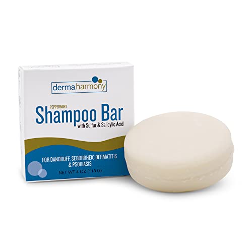 Dermaharmony Dandruff Shampoo Bar with 5% Sulfur & 2% Salicylic Acid - 4 oz