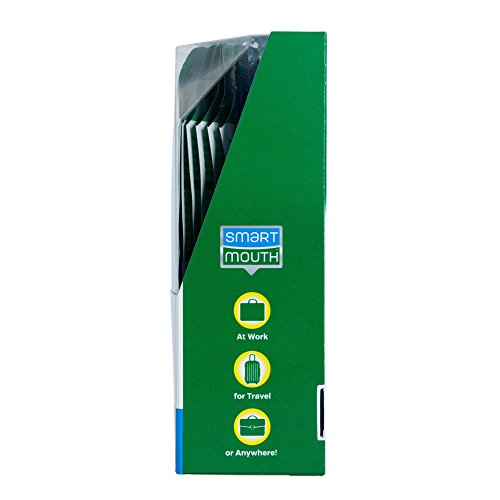 SmartMouth Clean Mint Mouthwash Packets - 24-Hour Travel-Size Rinse (10 Ct)