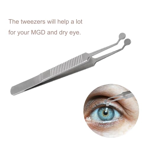 LIFTATAPA Meibomian Gland Expressor Forceps - Stainless Steel Tweezer for Dry Eye