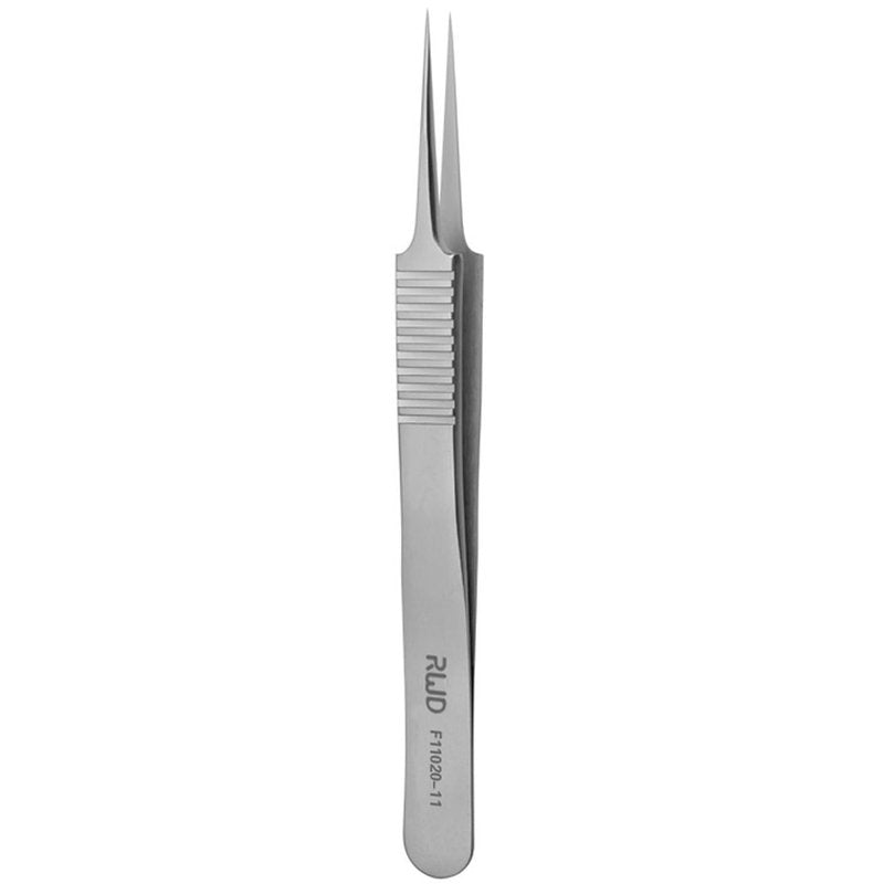 RWD Ultra-fine Dressing Forceps 4.3", Martensitic Stainless Steel Medical Tweezers, Head length 30mm, Tip 0.05 * 0.01mm, Surgical Tweezer for High-Precision Handling (F11020-11)