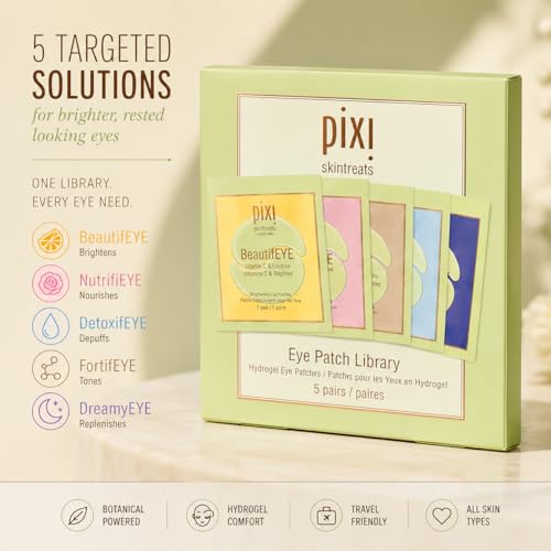 Pixi Beauty Under Eye Patches Gift Set - 5 Pack for Dark Circles & Puffiness