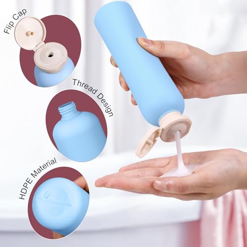 UMETASS 8.8oz Leak-Proof Travel Shampoo Bottle - Empty Squeeze Container