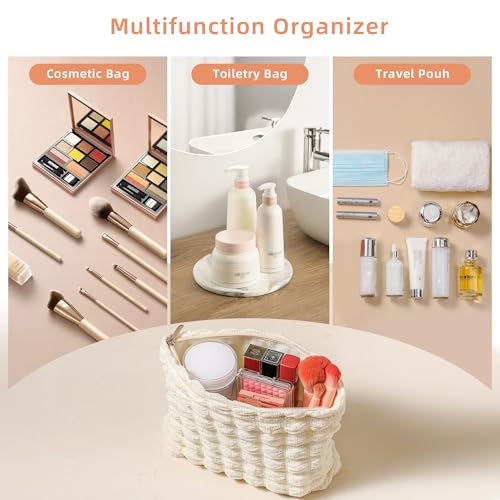 Large Capacity Bubble Cloud Makeup Bag - Travel Organizer