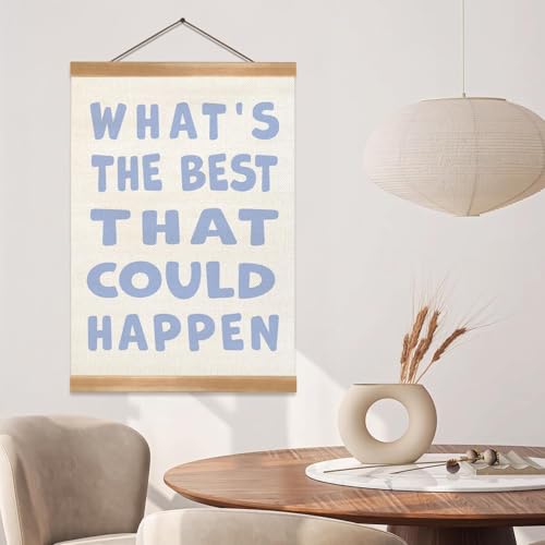 Positive Affirmation Wall Art - 12x16 Inspirational Canvas Poster
