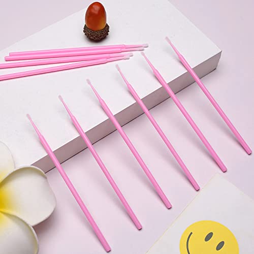 600 pcs Disposable Micro Applicator Brushes for Eyelash Extensions & Makeup