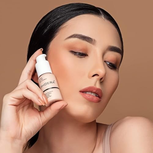 PHOERA Liquid Foundation for Mature Skin - 2-Pack (Nude & Buff Beige)