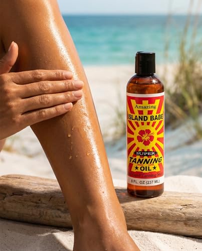 Island Babe Tanning Oil – 8 oz Fast-Absorbing Moisturizing Oil