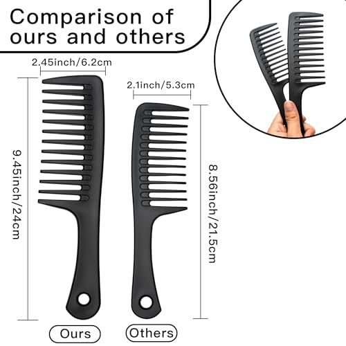 GAONSWOE Wide Tooth Comb - Large Detangling Comb for All Hair Types