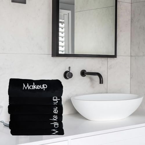 Vnoss Microfiber Makeup Remover Towels - Pack of 6, 13x13 in