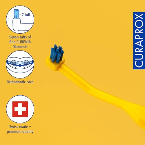 Curaprox CS 708 Implant Toothbrush – Precision Brush for Braces & Implants