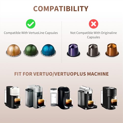 Nespresso Vertuo Compatible Reusable Aluminum Foil Seals - 100PCS