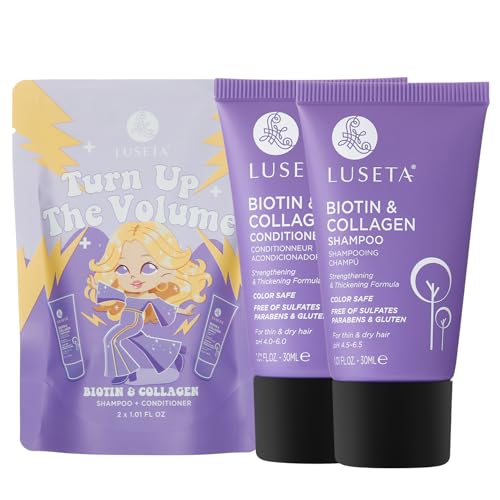 Luseta Biotin & Collagen Travel Shampoo & Conditioner Set 2 x 1.01 fl oz