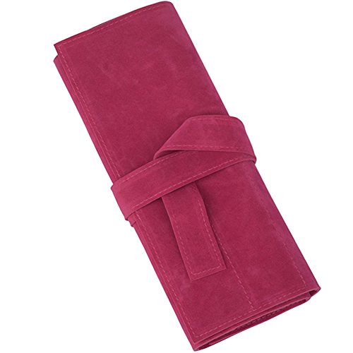 Microfiber Hairdressing Scissor Pouch - 10 Pocket Roll-Up Bag