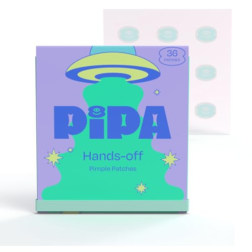 Pipa Emoji Hydrocolloid Pimple Patches - 36 Count Acne Spot Treatment