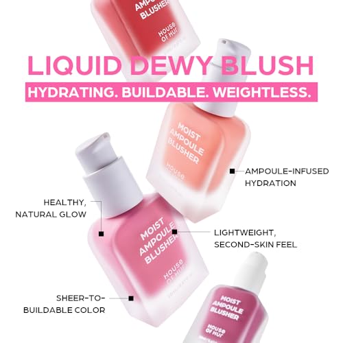 House of Hur Moist Ampoule Blusher - Hydrating Long-Lasting Color