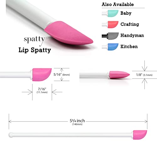 Spatty Daddy Lip Gloss Spatula - 6 Inch Pink Beauty Tool
