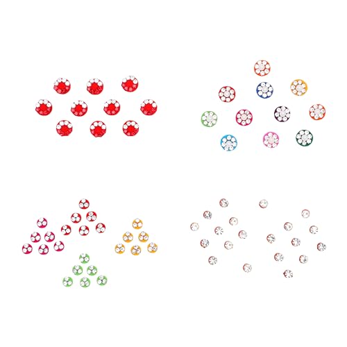 Multicolour Pack of 8 Crystal Bindi Stickers for Women - Aditri Creation