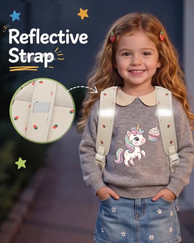 Water-Resistant Corduroy Toddler Backpack for Ages 2-4
