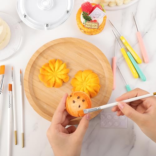Complete Cookie Decorating Kit with Turntable, Brushes & Needles