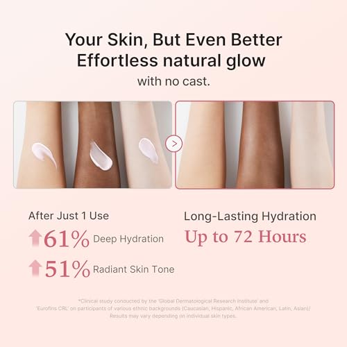 medicube No Cast Just Glow Collagen Sunscreen | SPF 50 Broad Spectrum Face Sunscreen | Lightweight, Non-Sticky, Hydrating Formula | Peptide, Cica for Soothing & Glow | Korean Skincare