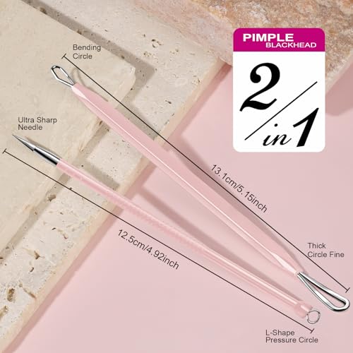 Teenitor 2-in-1 Blackhead Extractor Tool Kit for Clear Skin