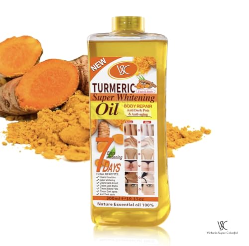 10.15 Fl Oz Turmeric Face & Body Moisturizer Anti-Aging Brightening Skin Oil