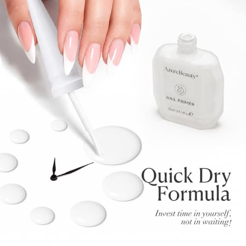 AZUREBEAUTY Warm White Nail Polish - Quick Dry, Long Lasting 18ml