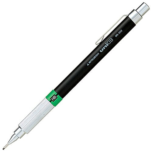 Mitsubishi M9552.24 Mechanical Pencil for Drafting, 0.9mm, Black