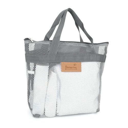 Rotema Portable Shower Bag Grey 3 - Dorm & Household Toiletry Organizer