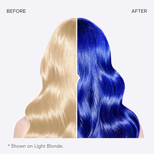 Splat Blue Envy Semi-Permanent Hair Dye Kit with Bleach