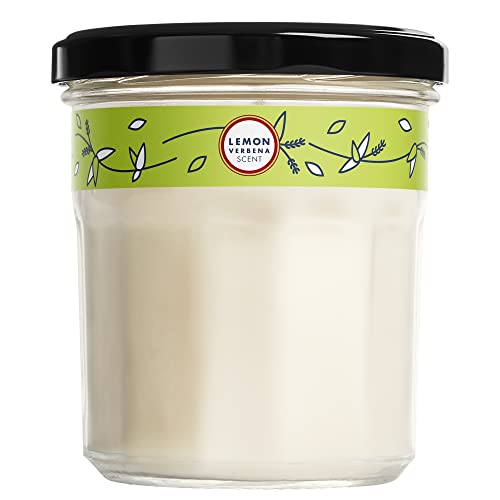 Mrs. Meyer's Lemon Verbena Scented Candle 7.2 oz | Long-Lasting Soy & Vegetable Wax