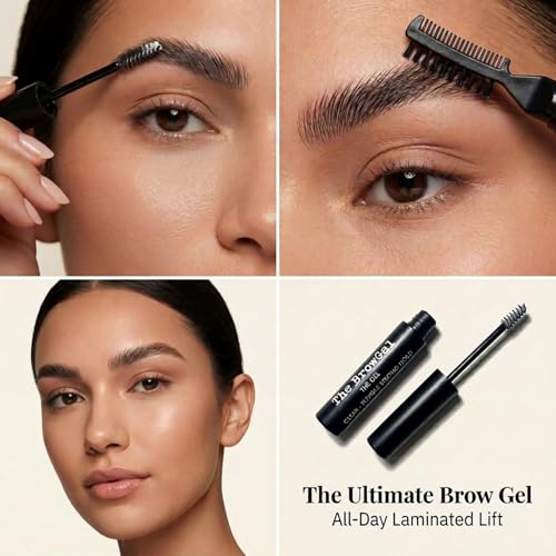 The BrowGal Clear Peptide Eyebrow Gel Water-Resistant Strong Hold